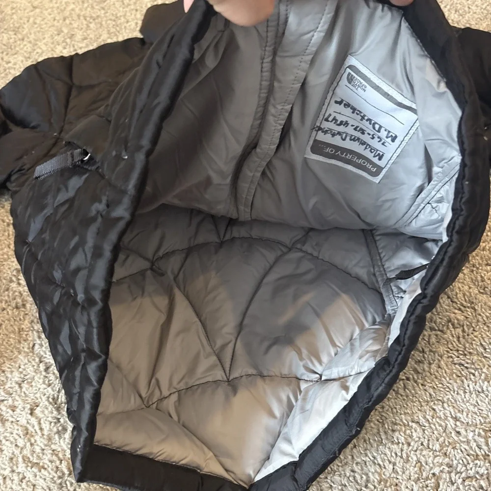 The North Face Jacket Girls Large 14/16 Black Goose Down 550 Fill Puffer Coat